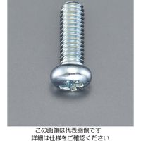 エスコ M6 x15mm 鍋頭小ねじ(ユニクロメッキ/15本) EA949NE-615 1セット(450本:15本×30パック)（直送品）