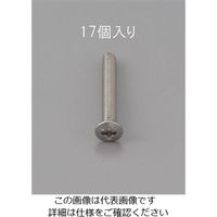 エスコ M2 x10mm 丸皿頭小ねじ(ステンレス製/17本) EA949ND-210 1セット(510本:17本×30パック)（直送品）