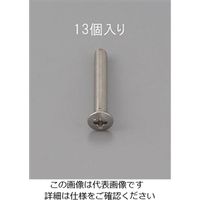 エスコ M2 x15mm 丸皿頭小ねじ(ステンレス製/13本) EA949ND-215 1セット(390本:13本×30パック)（直送品）