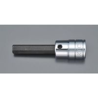 エスコ 3/8”DR/ 3x61mm [HEX]ビットソケット EA618PW-3 1セット(10個)（直送品）