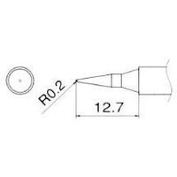 エスコ R0.2mm 交換用こて先 EA304AG-22 1セット(4個)（直送品）