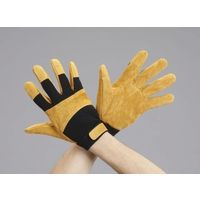 エスコ [M] 手袋(牛革) EA353BC-51A 1セット(10双)（直送品）
