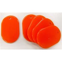 エスコ 45x30mm アクリルパール板(オレンジ/5枚) EA956V-8A 1セット(75枚:5枚×15パック)（直送品）