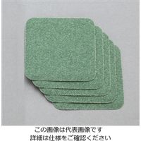 エスコ 80x80mm 滑り止めシート(屋外用・緑/5枚) EA944DA-5 1セット(50枚:5枚×10パック)（直送品）