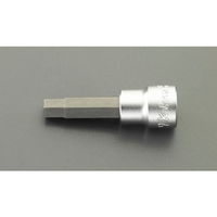 エスコ 3/8”DR/13x38mm [INHEX]ビットソケット EA618BS-13 1セット(10個)（直送品）