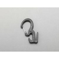 エスコ 2ー5mm カラビナフック EA628VN-21 1セット(10個)（直送品）