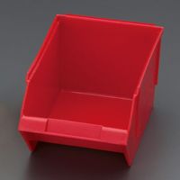 エスコ 127x200x100mm パーツトレー (赤色) EA957AD-107 1セット(15個)（直送品）
