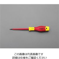 エスコ 5.5x1.0x125mm [ー]ドライバー(絶縁) EA557SB-5 1セット(10本)（直送品）