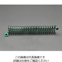 エスコ 12/16mmx7.5m ウォーターホース(スパイラル) EA124DV-7 1セット(3巻)（直送品）