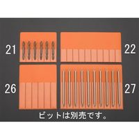 エスコ 105x200mm ドライバービット袋(10ポケット) EA509-22 1セット(30枚)（直送品）