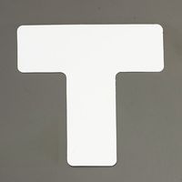 エスコ T型 マーカー(高耐久/白/2枚) EA944SJ-111 1セット(20枚:2枚×10セット)（直送品）