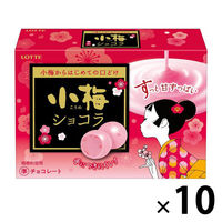 【アウトレット】ロッテ 小梅ショコラ 1セット（43g×10個）