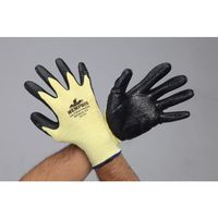 エスコ [M] 手袋(ニトリルゴムコーティング/ケブラー) EA354E-62 1セット(5双)（直送品）