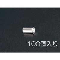 エスコ [中] リングスリーブ(100個) EA538MD-2A 1セット(400個:100個×4パック)（直送品）