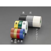 エスコ 25mmx20m ビニールテープ(透明/8巻) EA944NP-21A 1セット(32巻:8巻×4パック)（直送品）