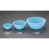 エスコ φ197x 70mm ざる(ポリプロピレン製) EA506AC-102 1セット(20個)（直送品）