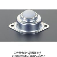 エスコ 69x31mm [樹脂製]ボールキャスター EA986S-41 1セット(4個)（直送品）