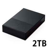 HDD 外付け デスクトップ USB3.2(Gen1) ブラック 2TB ELD-GTV020UBK エレコム 1個（直送品）