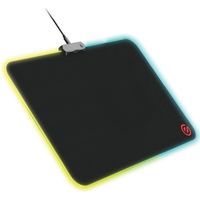 マウスパッド ゲーミング ブラック 光る 電源スイッチ付 点灯パターン10種類 ワイドサイズ MP-GL02BK エレコム 1個（直送品）