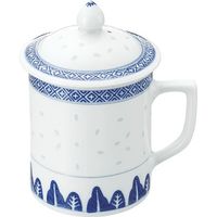 カンダ ホタル陶器 蓋付茶碗 5 1/2インチ 311082 1個（直送品）