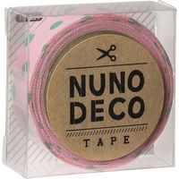 KAWAGUCHI ヌノデコテープ 1.5cm×1.2m すももとはっぱ 11-861 1セット（3個）（直送品）