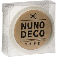 KAWAGUCHI ヌノデコテープ 1.5cm×1.2m しろいくも 11-863 1セット（3個）（直送品）