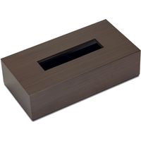 ウッドグレイン　ティッシュＢＯＸ　ブラウン　1セット(10個) 橋本達之助工芸（直送品）