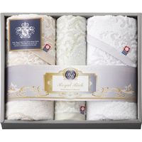 【ギフト包装】　ロイヤルリッチ　ロイヤルリッチ　フェイス・ハンドタオルセット　21-2755-014　1個（直送品）