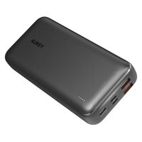 モバイルバッテリー Basix Plus 20000mAh 出力USB-A×2 C×1/計22.5W PB-N74S-BK 1個 AUKEY
