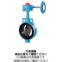 602AーG 結露対策アルミダイキャスト製 バタフライバルブ 手動ギヤ式 ADC12/SCS14/EPDM JIS10K 50A 1個（直送品）