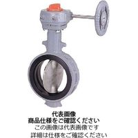 オーケーエム 612XーG 1.0MPa 汎用バタフライバルブ 手動ギヤ式 FCD450/SCS14/NBR JIS10K 40A 1個（直送品）