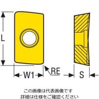フライス用チップ APMX160408TRーME11:F40M APMX160408TR-ME11F40M 1セット(10個)（直送品）