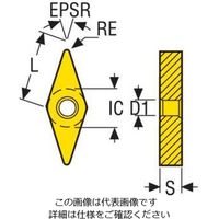 セコ・ツールズ・ジャパン 旋削 外径用チップ VNMG160404ーM1883 1セット(5個)（直送品）