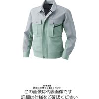 アルトコーポレーション 長袖ブルゾン アースグリーン×グレー ELL BFー713ー4ーELL 1枚（直送品）