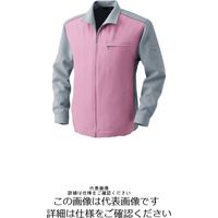 アルトコーポレーション 長袖ブルゾン ピンク×グレー M BFー715ー25ーM 1枚(1着)（直送品）