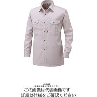 アルトコーポレーション 綿100%長袖シャツ ソフトパープル L 9501ー7ーL 1枚（直送品）