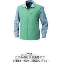 アルトコーポレーション 夏長袖ブルゾン アースグリーン×グレー LL BFー705ー4ーLL 1枚（直送品）