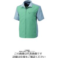 アルトコーポレーション 半袖ブルゾン アースグリーン×グレー ELL BFー704ー4ーELL 1枚（直送品）