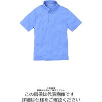 アルトコーポレーション 半袖ボタンダウンニットシャツ サックス CL-777