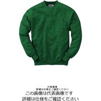 アルトコーポレーション 綿100%トレーナー グリーン M 2040ー30ーM 1枚（直送品）