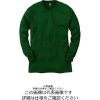 アルトコーポレーション 綿100%長袖Tシャツ グリーン L 4021ー30ーL 1枚（直送品）