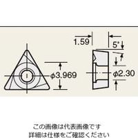 日研工作所 インサートチップ 3MSーF2ーNB(H1) 1セット(10個)（直送品）