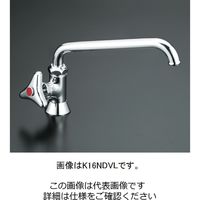 KVK 立形自在水栓(左ハンドル)300mmパイプ付 K16NDVLR30 1個（直送品）