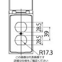 明工社 ML防滴プレート 1コ用 ML1692-K 1セット(5個)（直送品）