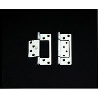 エスコ 76x29mm フラッシュ丁番(ステンレス製/2枚) EA951BS-76 1セット(20枚:2枚×10袋)（直送品）