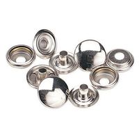 エスコ 5/8”(15.9mm) ホック(ステンレス製/10組) EA576LS-22B 1セット(100組:10組×10袋)（直送品）