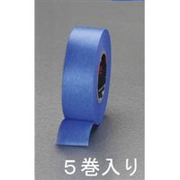 エスコ 24mmx18m マスキングテープ(コンクリートシーリング用/5巻) EA943MG-24 1セット(50巻:5巻×10パック)（直送品）