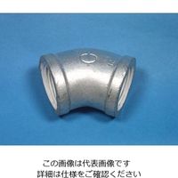 リケン（RIKEN） ZD継手 白45°エルボ（バンド付） ZD 45BL