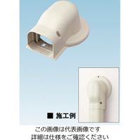 オーケー器材 スカイダクトTD ウォールカバー丸フランジ【アイボリー】 K-TDWM10AC 1セット（10個）（直送品）