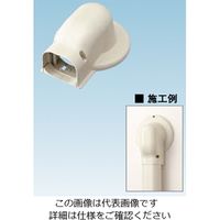 オーケー器材 スカイダクトTL ウォールカバー丸フランジ【アイボリー】 K-TLWM7AC 1セット（10個）（直送品）